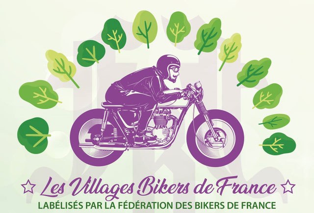 Logo du label Les Villages Bikers de France